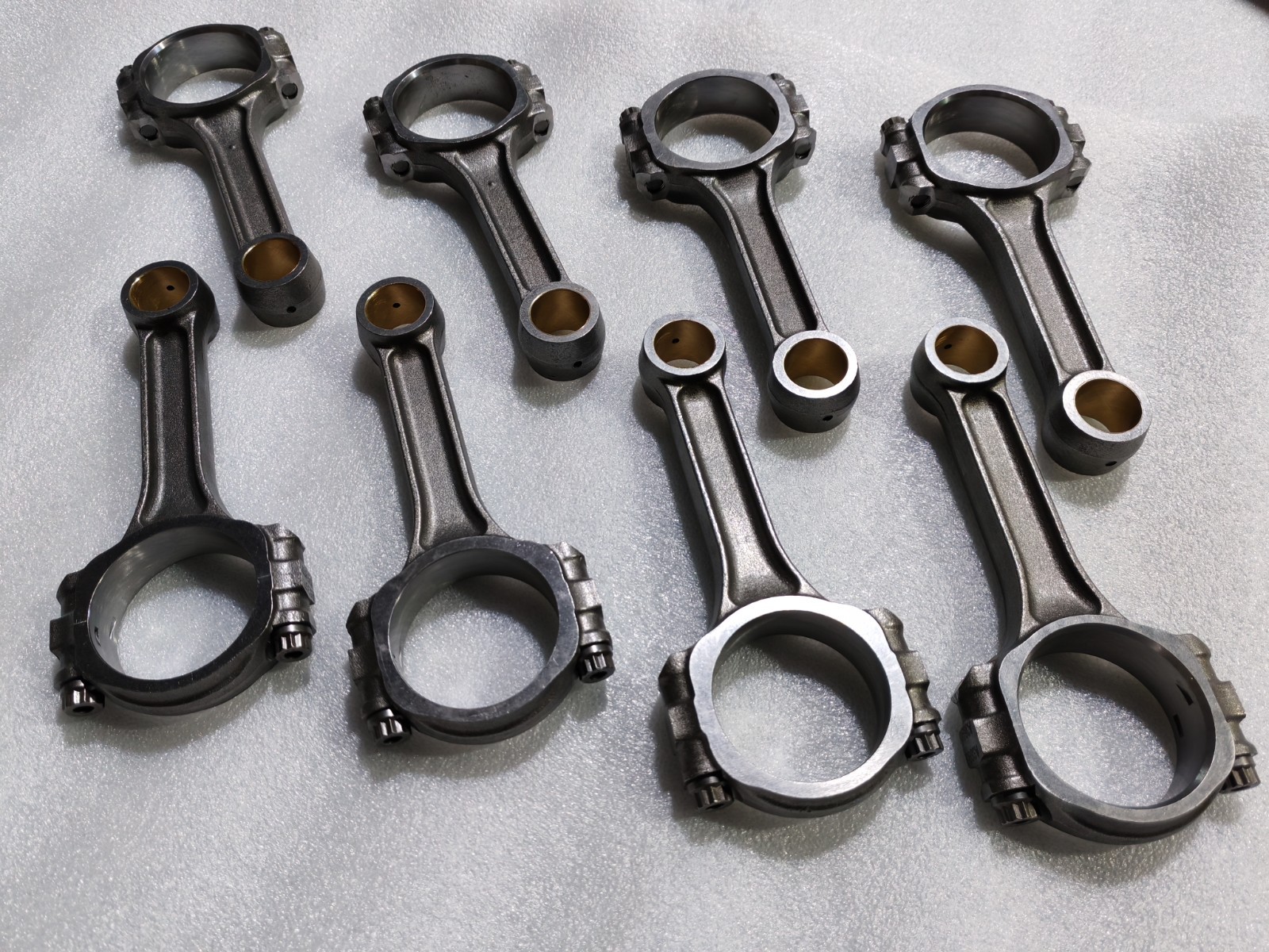 I Beam 5.700″ 2.100″ .927″ 5140 Connecting Rods Floating For SBC 350 Bronze Bush