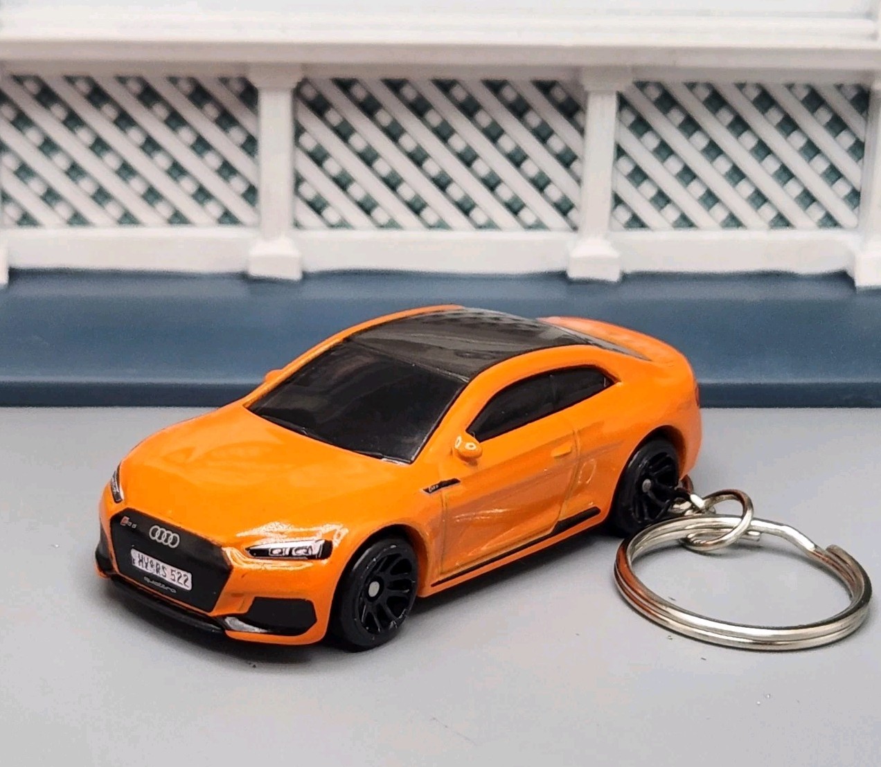 Audi RS 5 Coupe Orange Custom 1/64 Scale Diecast? AWESOME GIFT?