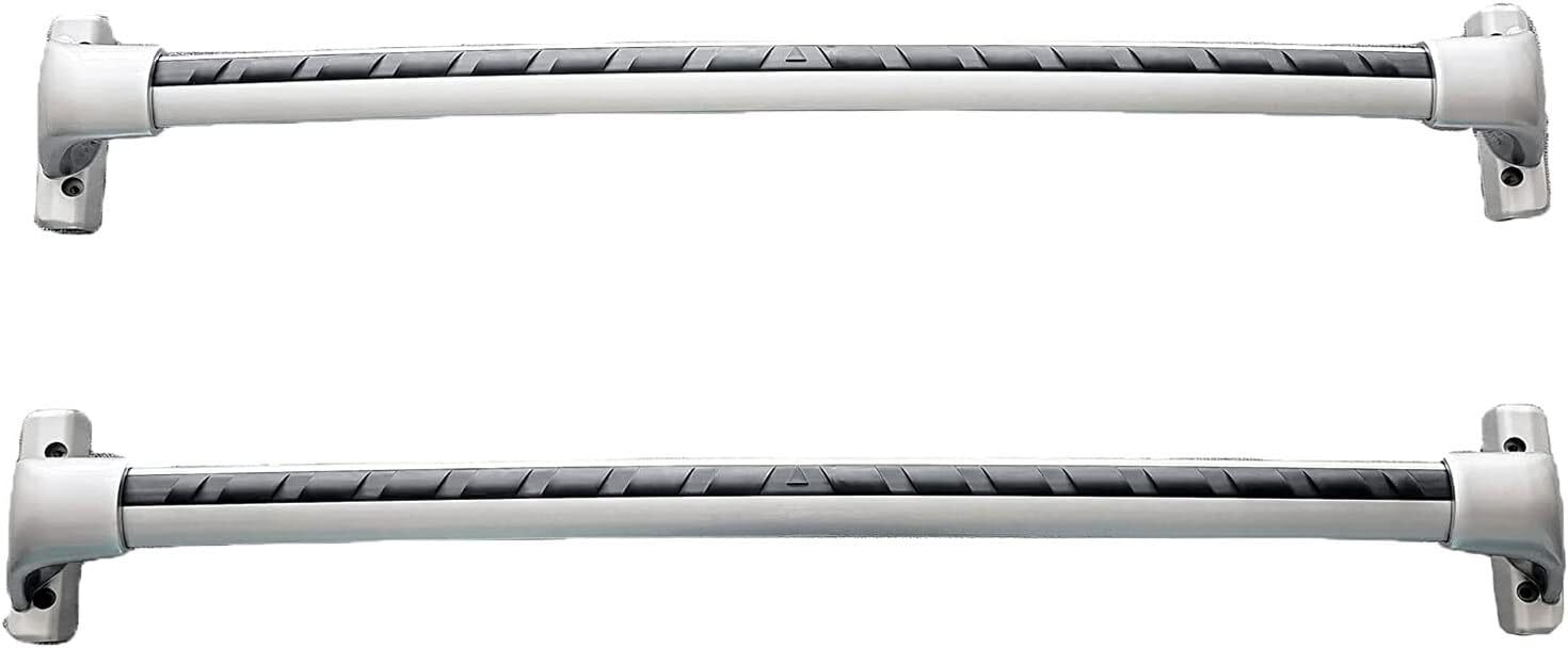 2Pcs Roof Rack Cross Bars FOR Infiniti QX60 2022-2026 Rooftop Black & Silver