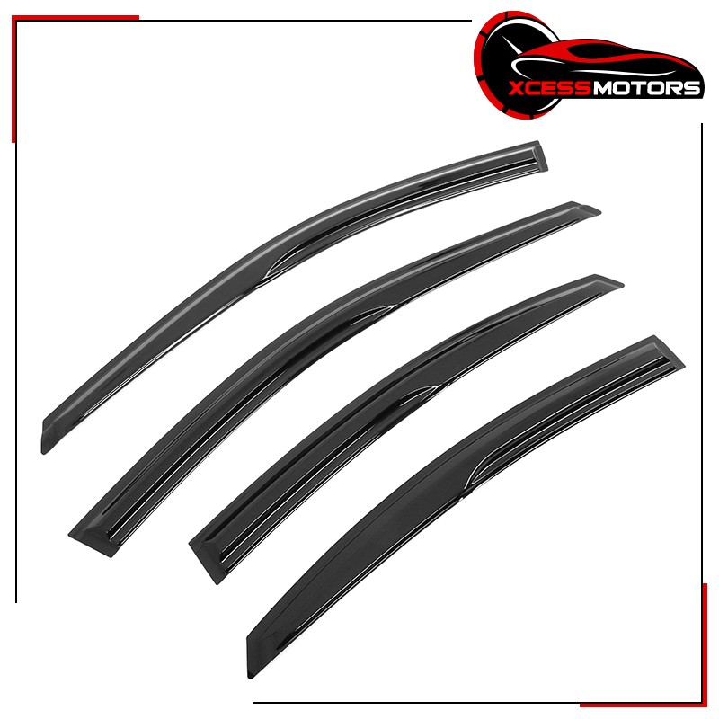 Fits 2025-2026 Toyota Camry Mugen Style Window Visors Sun Rain Side Deflectors