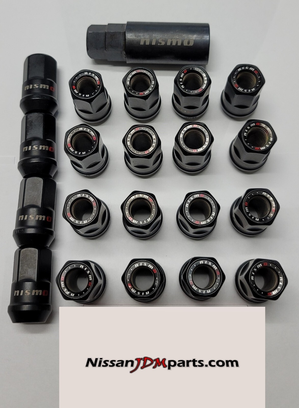GENUINE Nissan NISMO Forged Steel Open Ended Lug Nuts 40220-TUN01