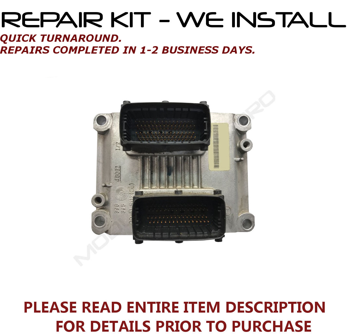Repair Kit for 2004 – 2008 Buick Lacrosse Allure Rendezvous ECM ECU PCM MISFIRES