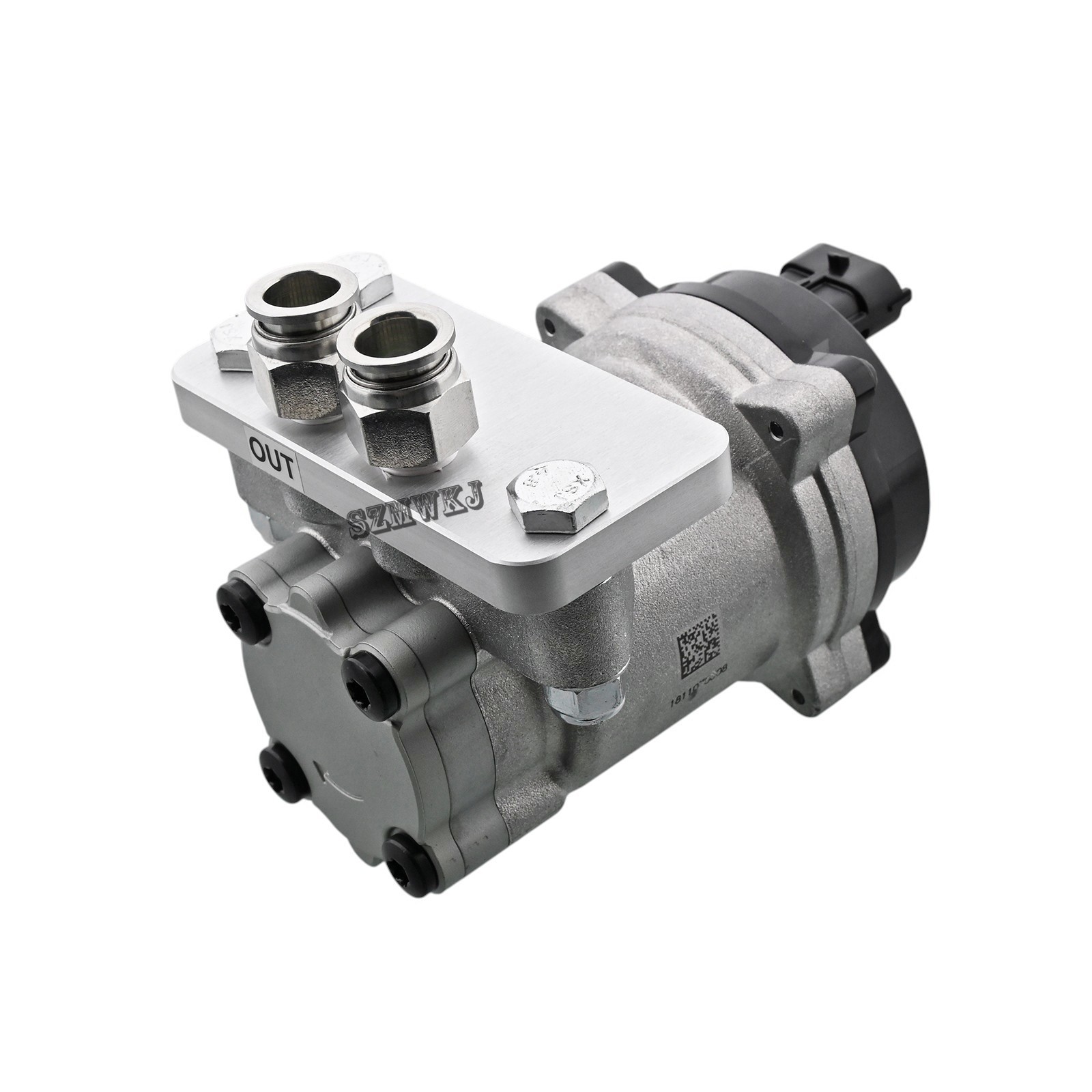 DC 12V High-Magnetic Brushless Gerotor Oil Pump 2.5Mpa Hydraulic Oil Circulation