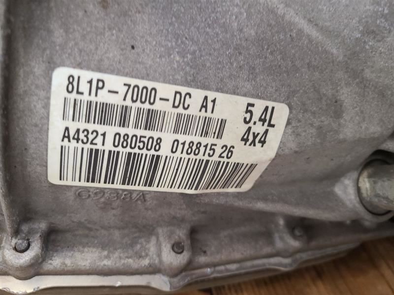 2008 Ford Expedition AUTOMATIC TRANSMISSION 6 Speed Overdrive 4×4 From 12/04/07