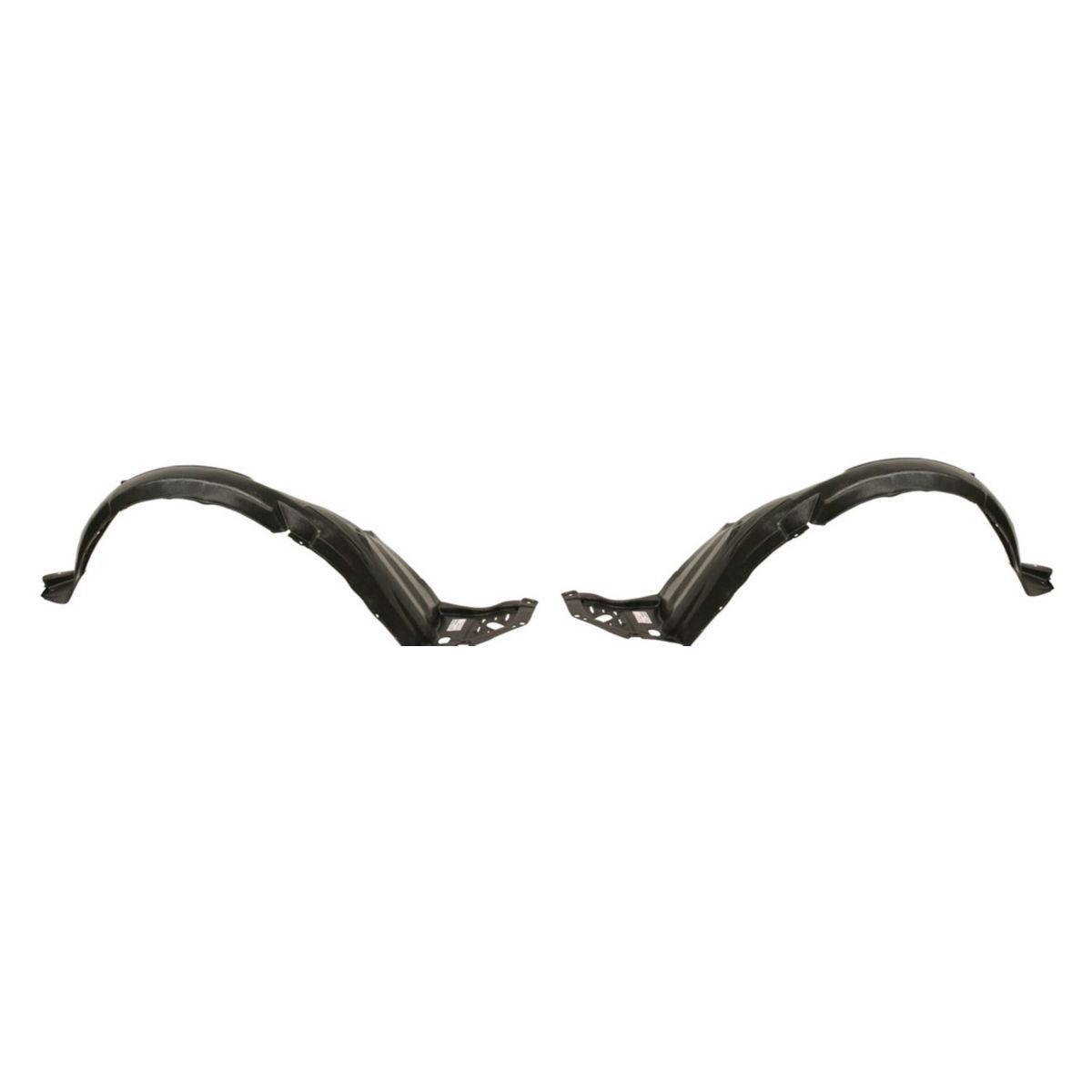 Front Driver & Passenger Side Fender Liner Set w/ Clips For 2009-2014 Acura TSX