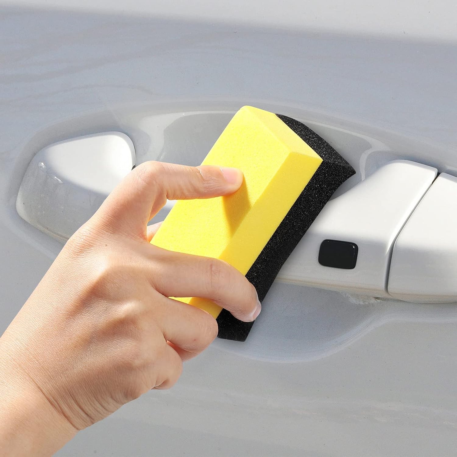 6X Tire Dressing Applicator Pads Sponge Car Contour Gloss Shine Protectant Wheel