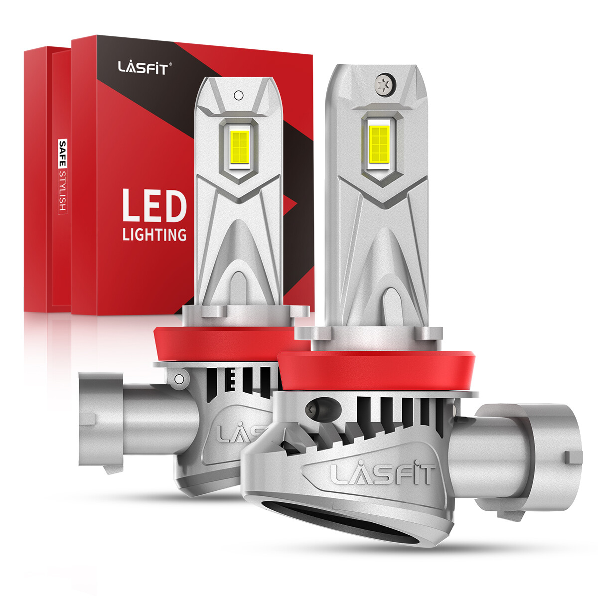 Lasfit LED Headlight H11 Low Beam Bulb Super Bright Replace Halogen LCair Series