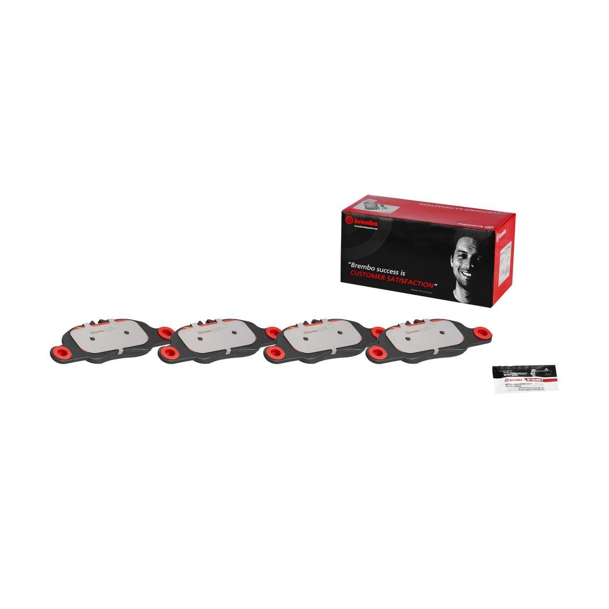 Brembo Front Disc Brake Pad Set for 2012-2015 Porsche 911 3.4L H6 GAS DOHC
