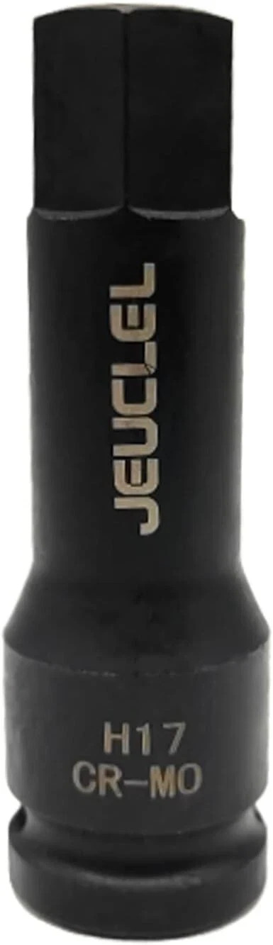 17mm Hex Impact Bit Socket, H17 1/2-Inch Impact Drive Allen Socket, Cr-Mo Steel