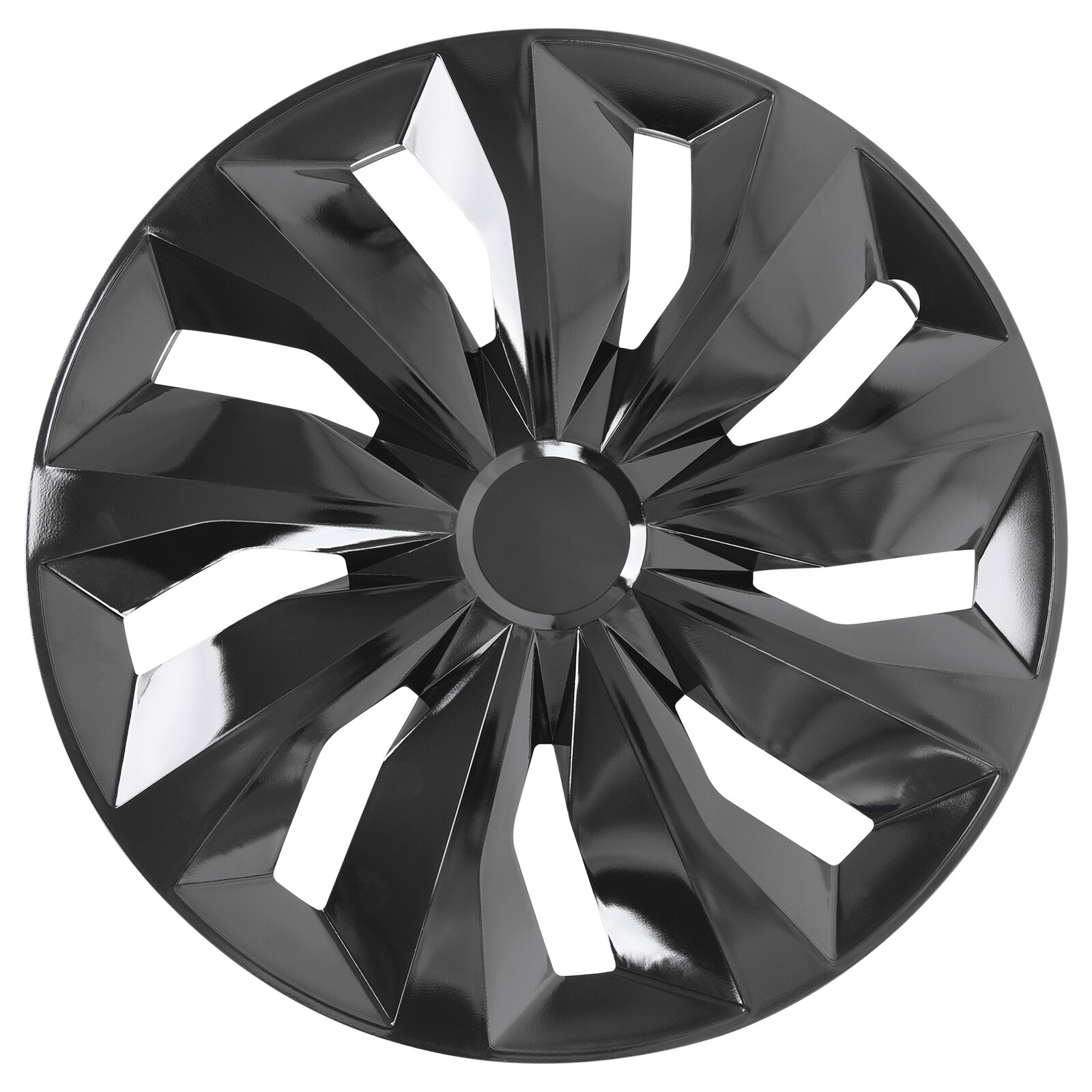 For Fiat 500 Set of 4 15″ Wheel Cover Hub Cap Snap On Fit R15 Tire Steel Rim