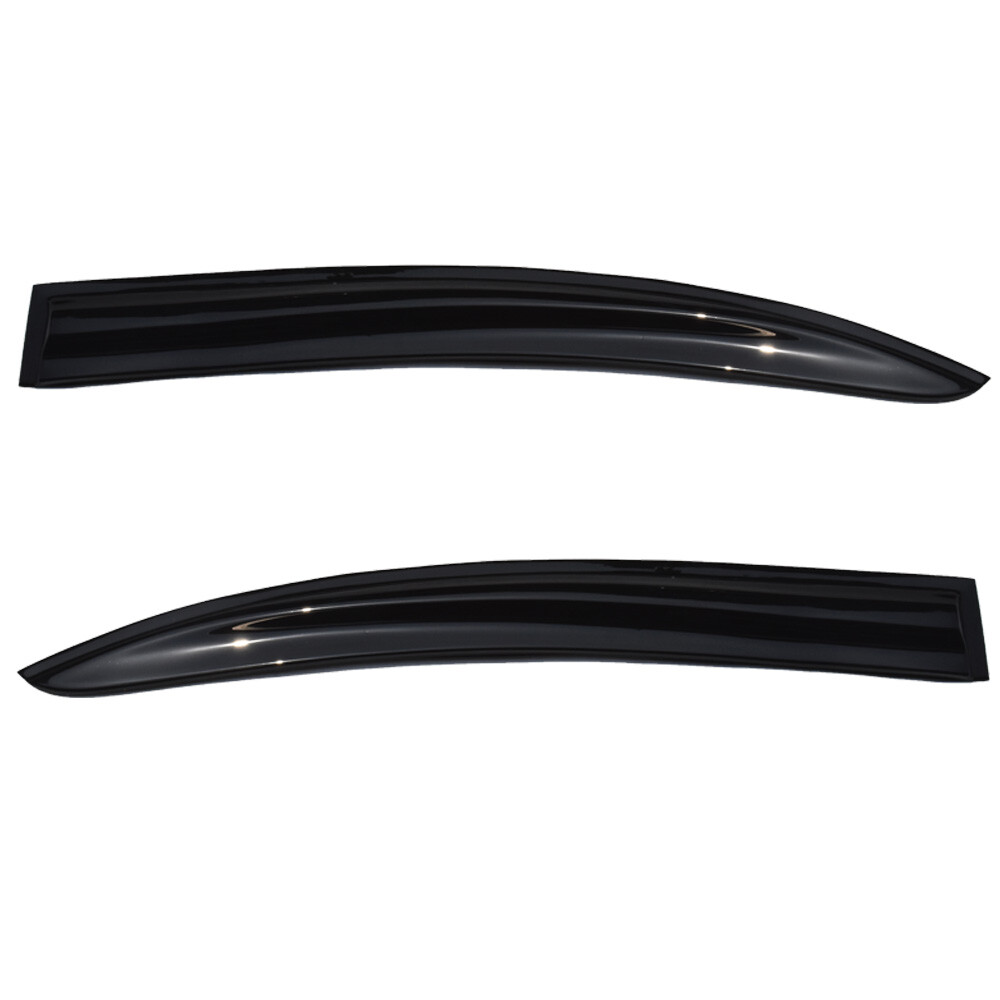 For 08-17 Mitsubishi Lancer Smoke Window Rain Visors Shade Slim Style Guard Vent