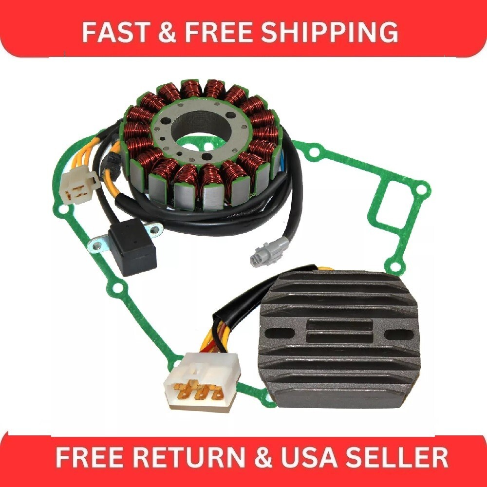 Stator & Gasket & Regulator for Kawasaki Lakota Sport 300 KEF300 2001 2002 2003