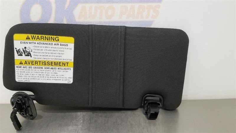 19 SUBARU WRX STI SUN VISOR ILLUMINATED LEFT DRIVER BLACK
