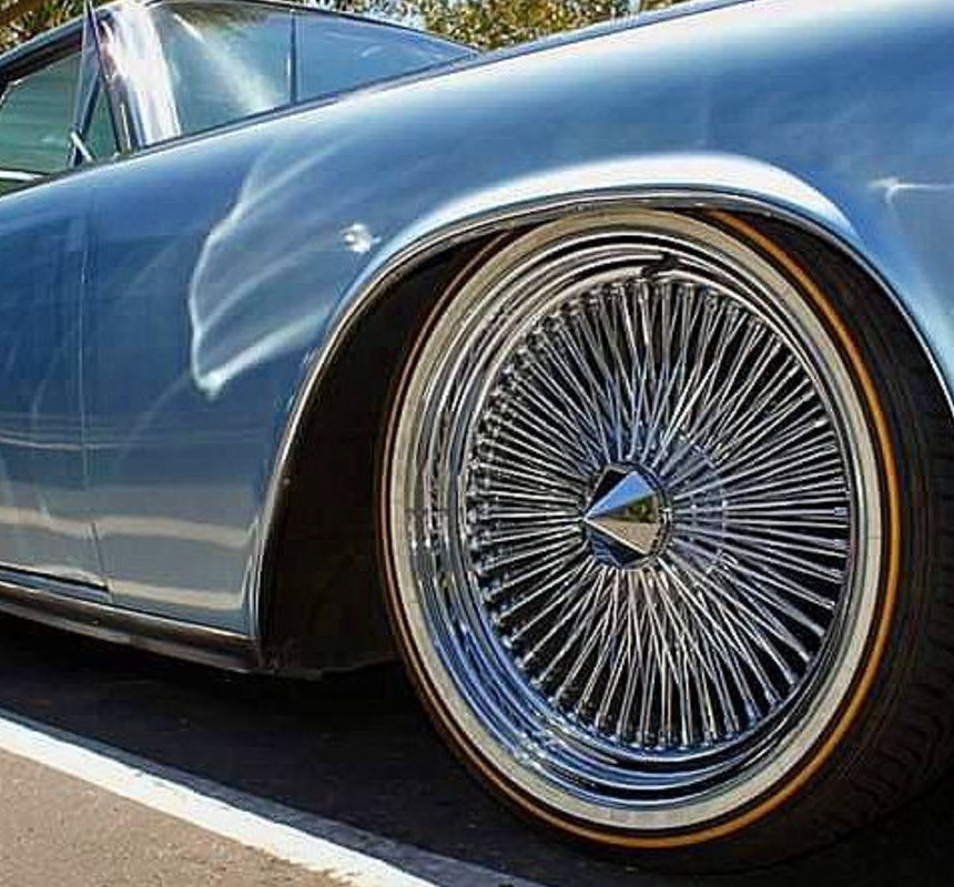 Vogue Look Tire Golden Yellow and Whitewall Rubber Tire Paint Kit,