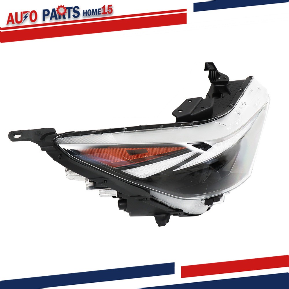Pair Fit For Hyundai Elantra 2021-2022 Headlight Halogen W/LED DRL Replacement