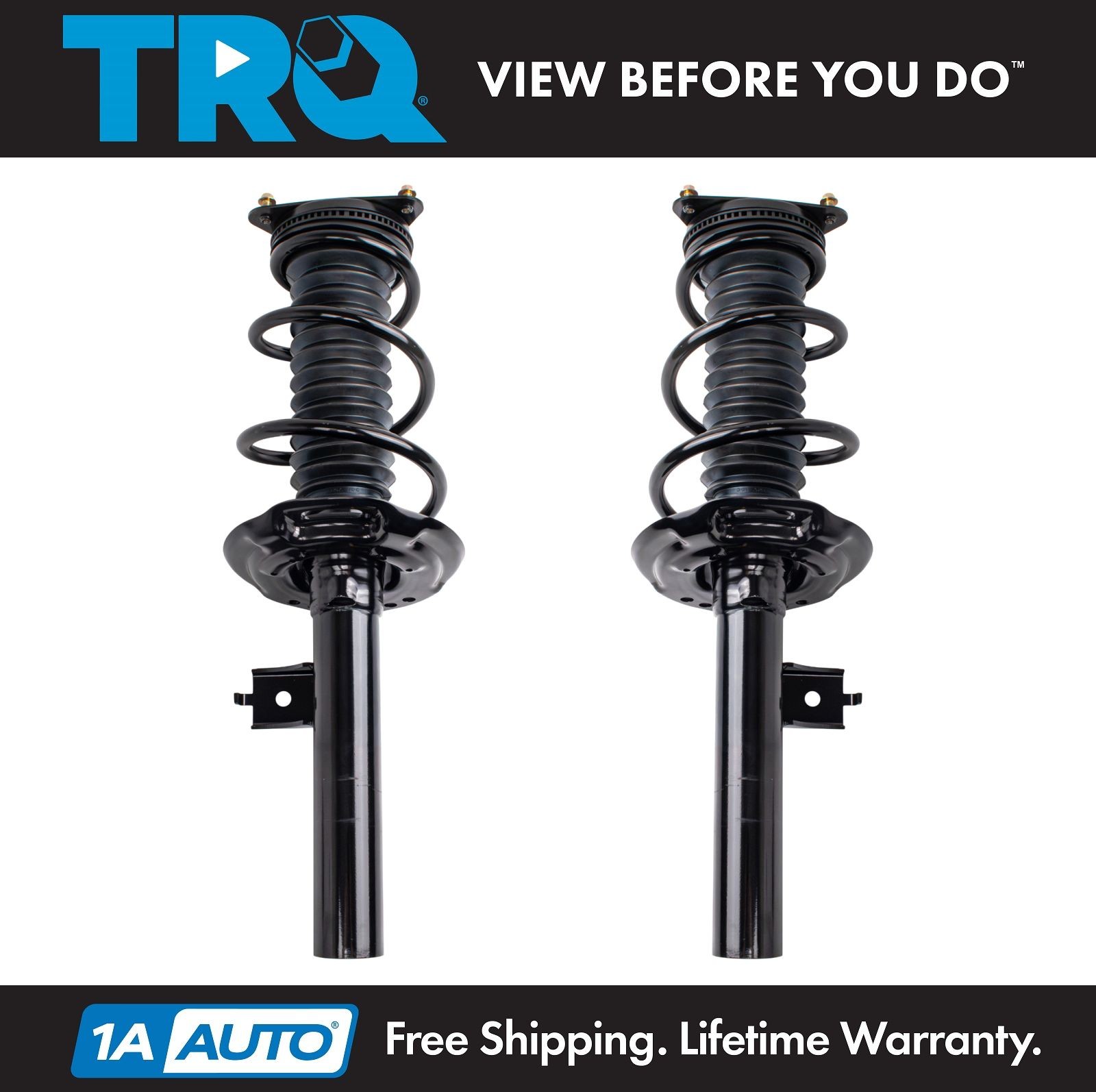 TRQ Front Strut & Spring Assembly Set Fits 2021-2024 Nissan Rogue