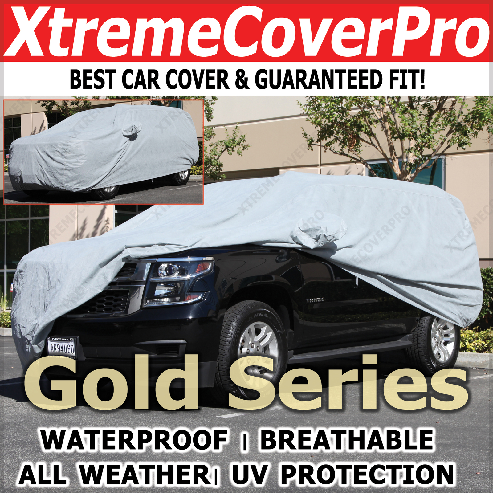 1996 1997 1998 1999 2000 CHEVY TAHOE 4DOOR WATERPROOF CAR COVER W/MIRROR POCKET