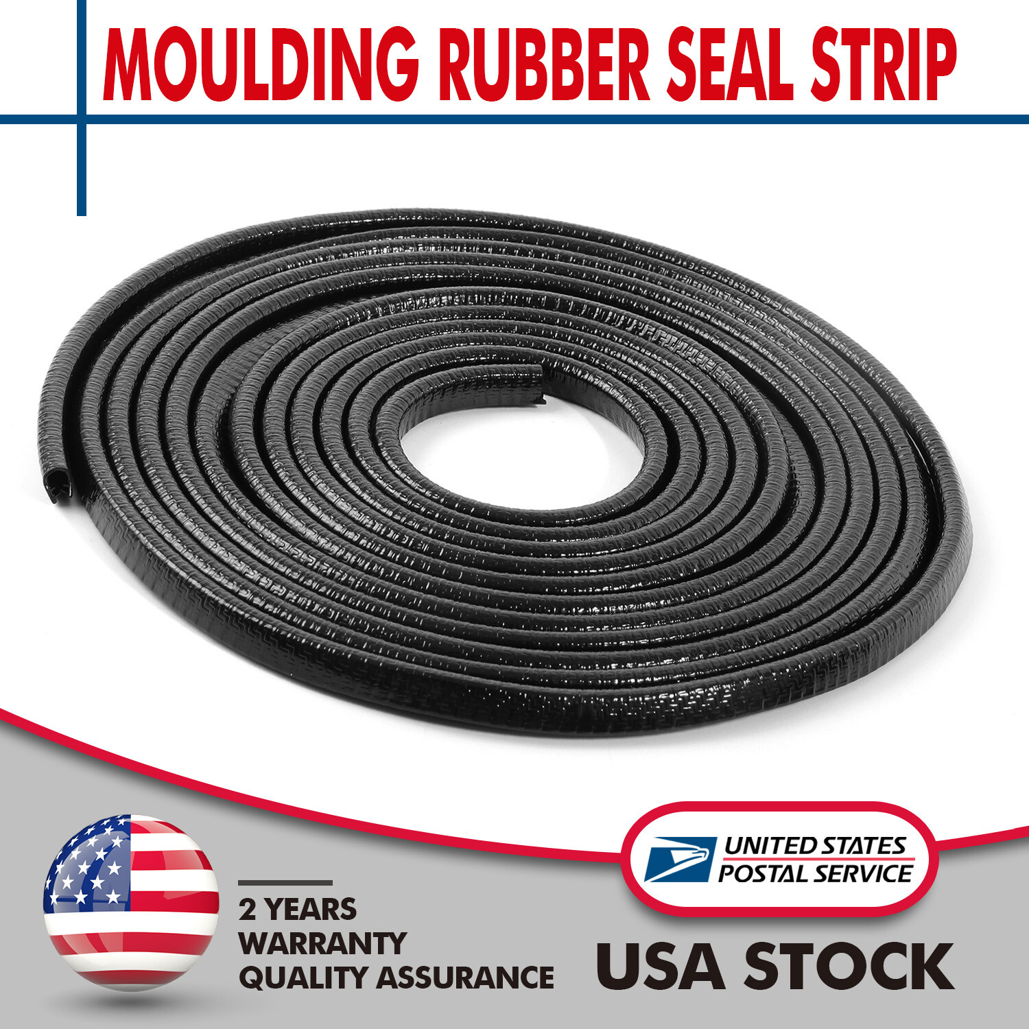 Car Door Edge Guards Edge Trim Rubber Seal Protector Rubber for Truck SUV 6M