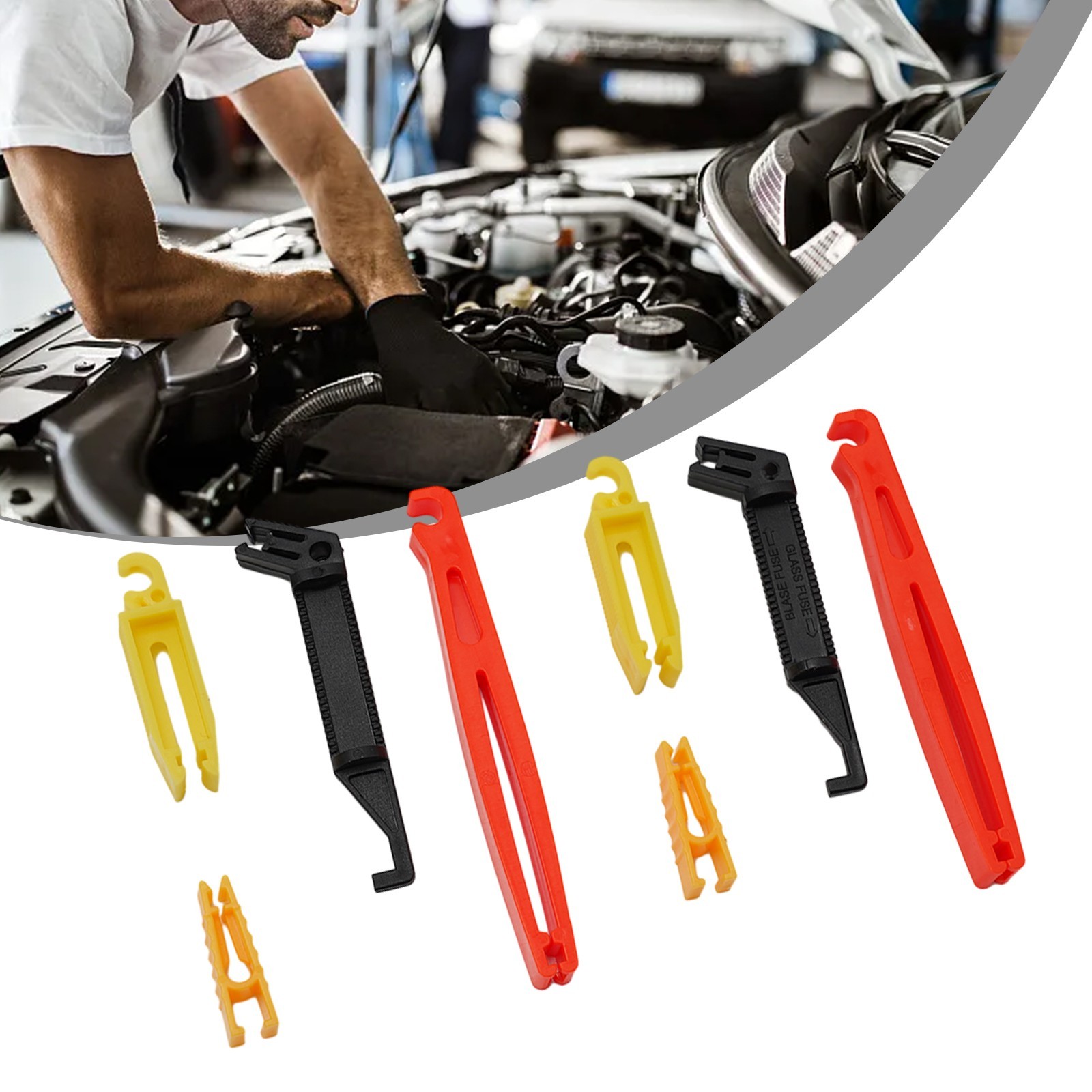 8Pc Automobile Fuse Puller Fuse Clip Tool Extractor Removal/for Car Fuse Holder.