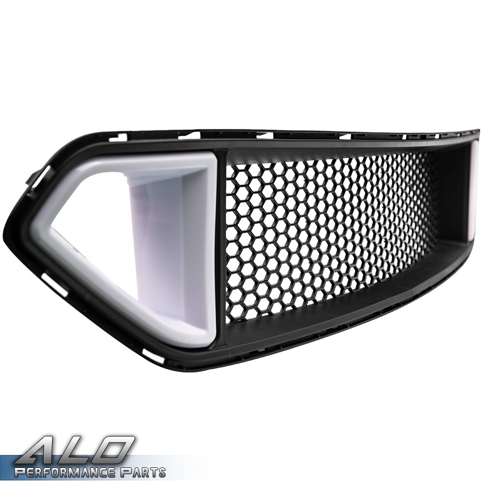 Fit For 2018-2021 Ford Mustang Front Bumper Honeycomb Grille W/LED DRL Light