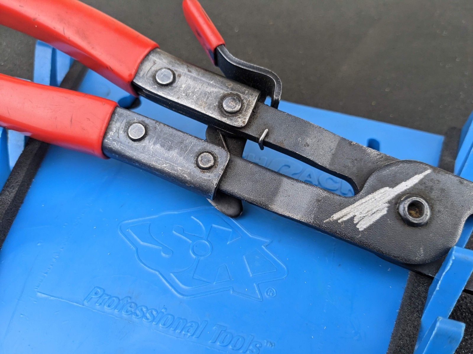 #bn830 Mayhew Tools 28657 Easy Access Hose Clamp Pliers Made In France By Facom