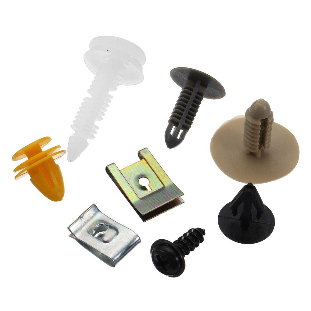 500 Auto Plastic Clips Mixed Car Push Retainer Clips with Fasteners Removal Tool