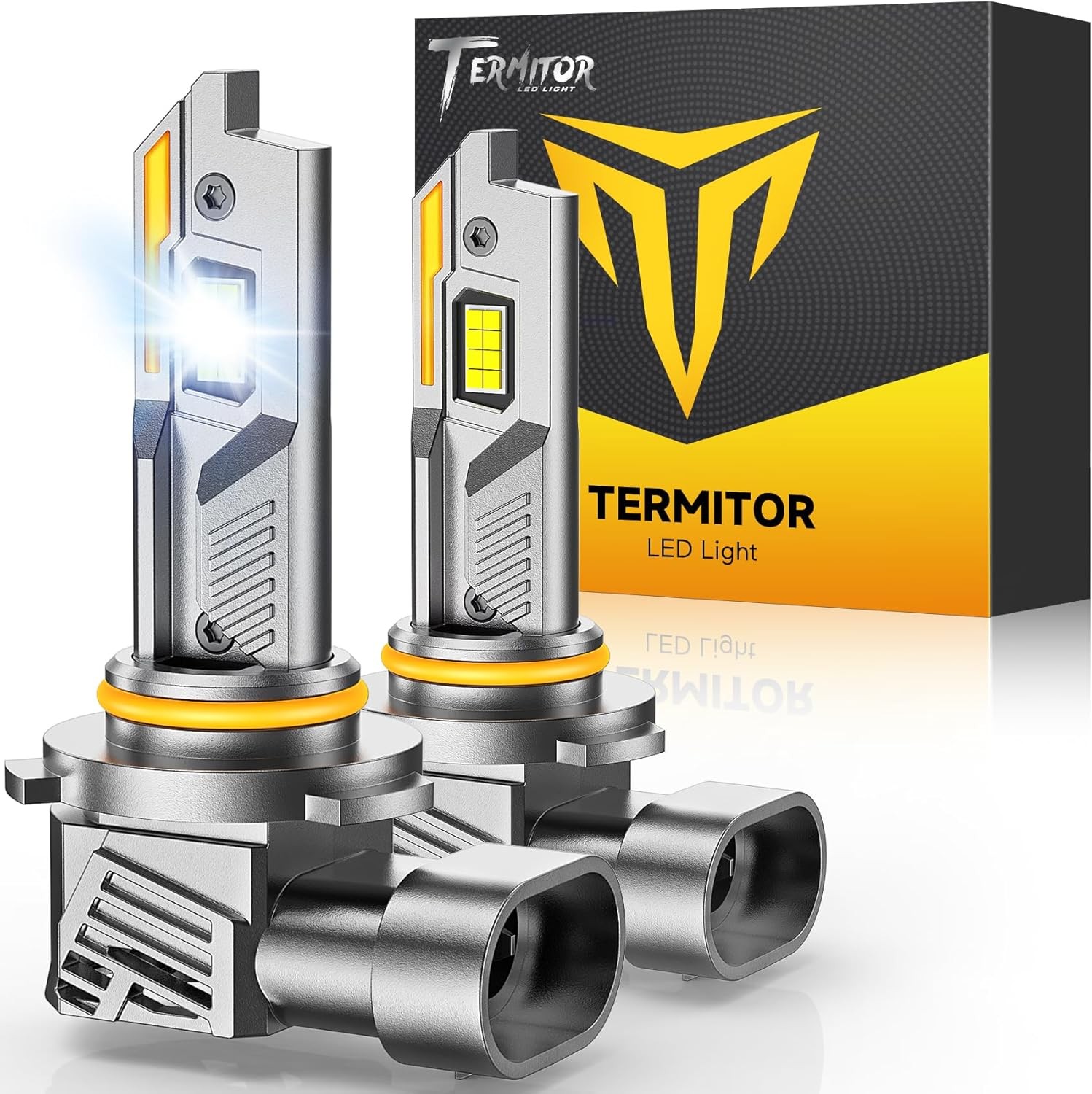 TERMITOR 9005 HB3 LED Headlight Bulb High Beam Super Bright 40000LM CANBUS EOA