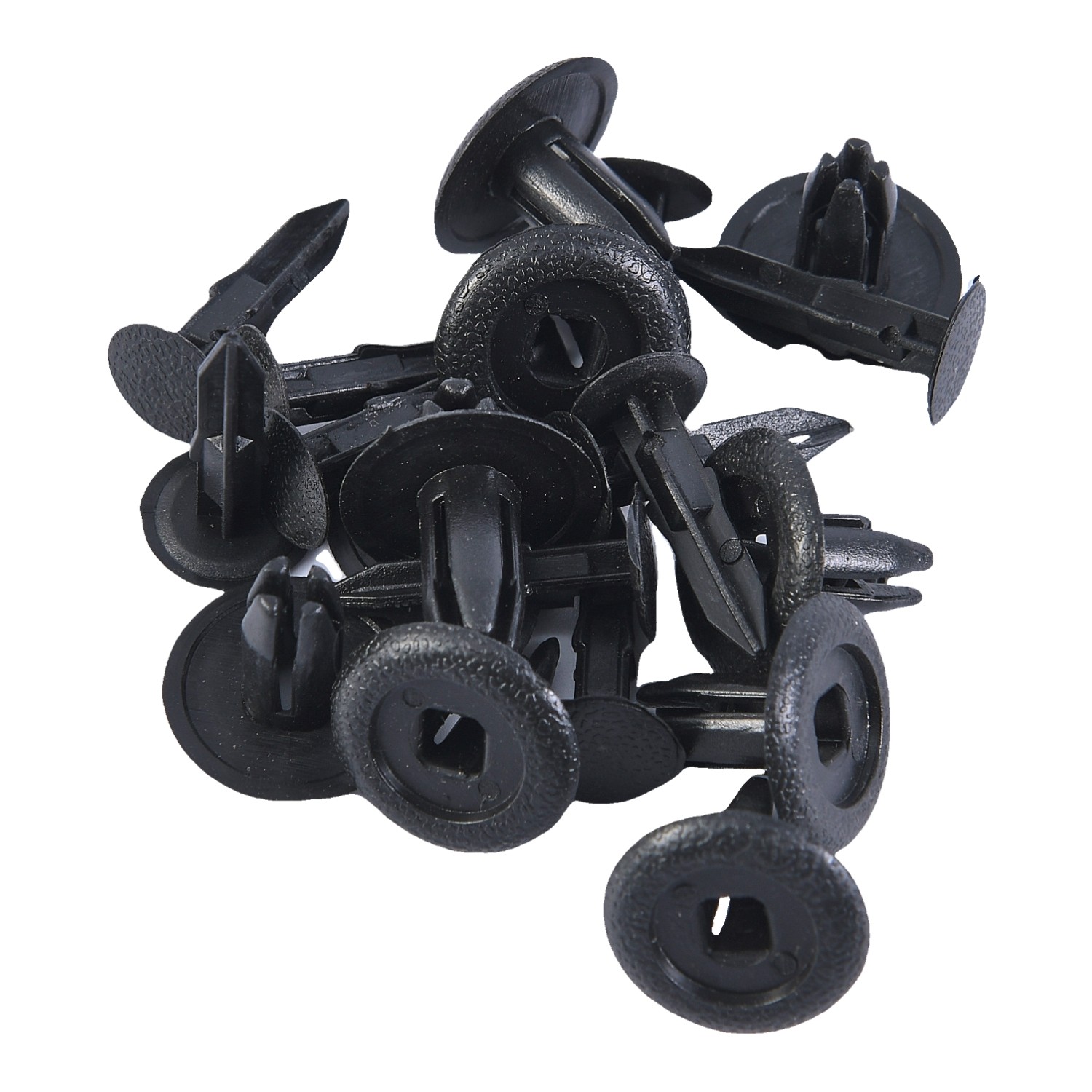 100x Trunk Screw Rivets Set Car Bumper Fender Fits Auto Plastic Fastener Clips#