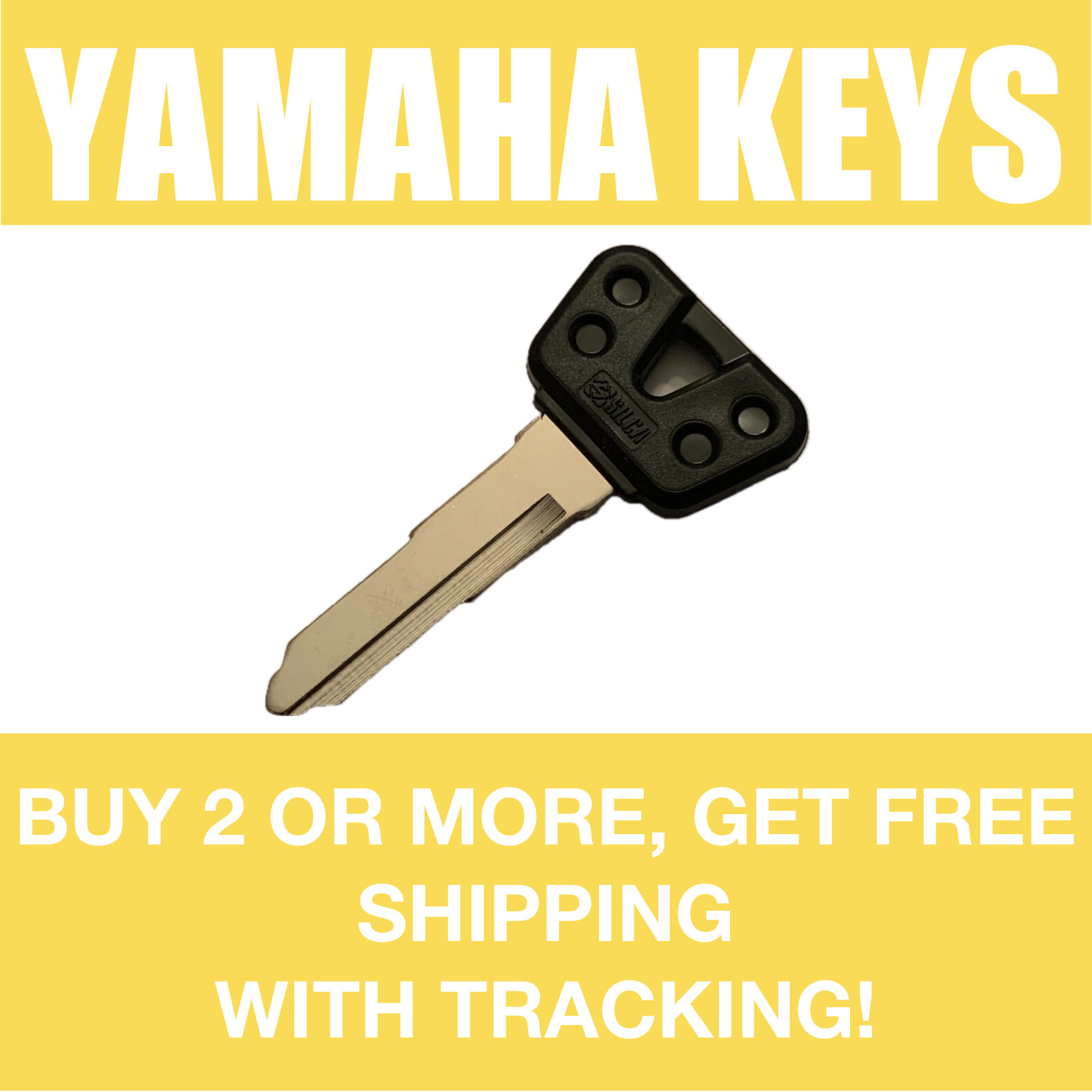 Yamaha Motorcycle ATV Scooter keys Cut to Code key for codes B39810-B59597