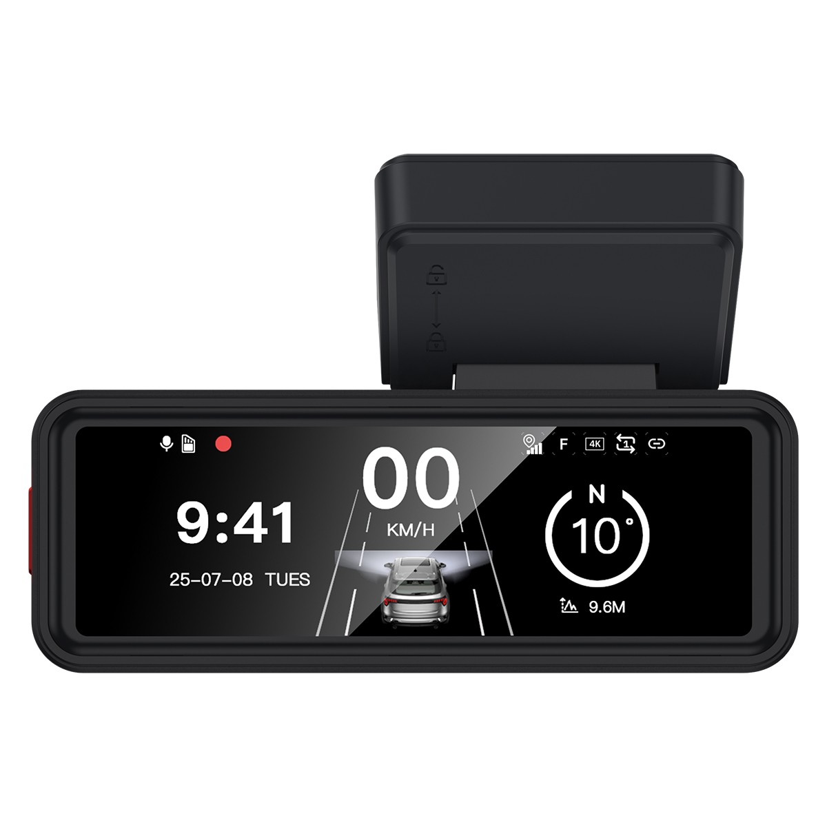 Dash Camera 4K Front Rear Dash Cam Built-In WiFi & GPS, App control Night Vision