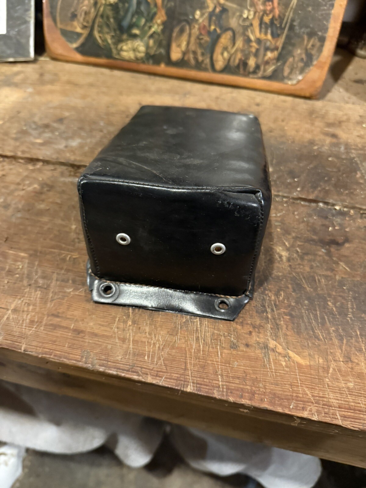 VTG REAL BATES Chopper Passenger P Pad Pillion Knucklehead Panhead Harley Seat