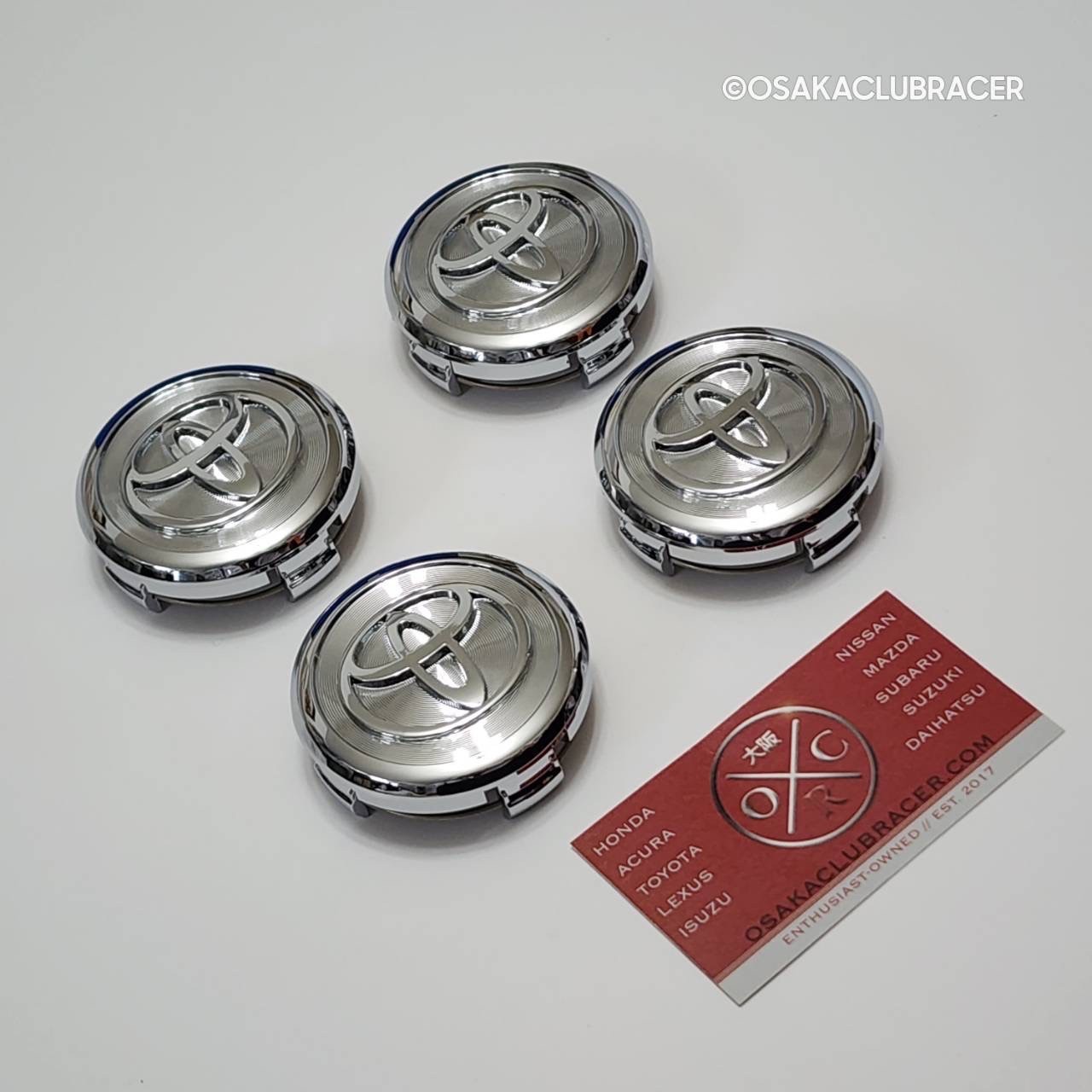 Genuine OEM Toyota Altezza Chrome Wheel Center Cap Set JDM 00-05 Lexus IS300 17”