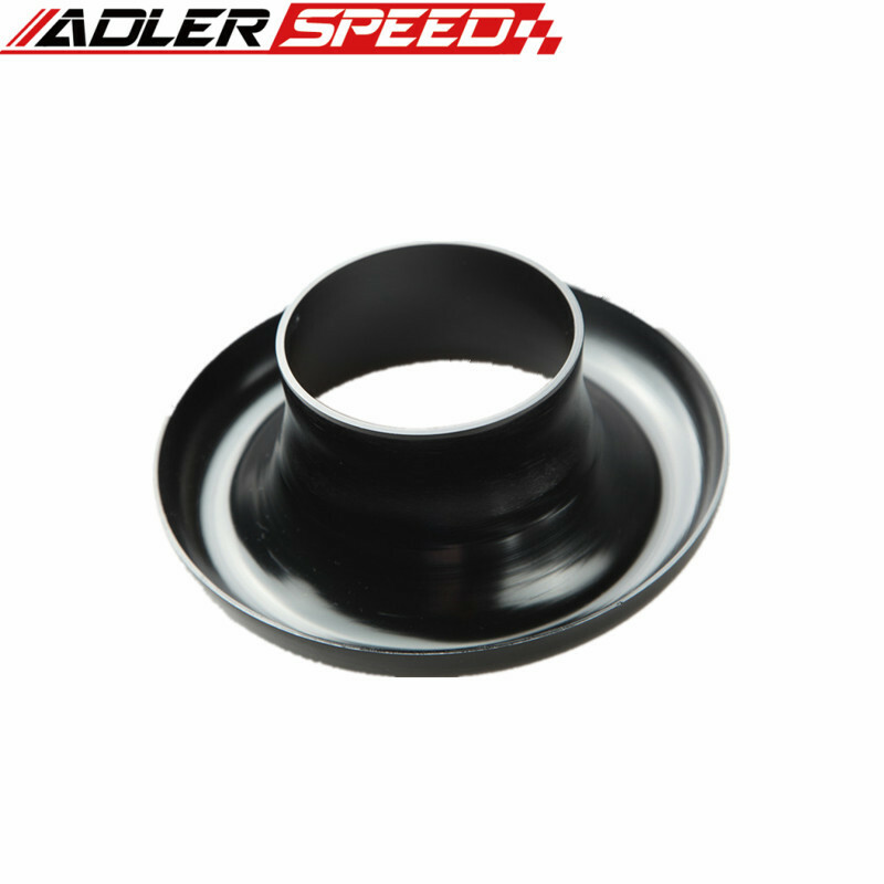 5″ INCH UNIVERSAL VELOCITY STACK FOR COLD/RAM ENGINE AIR INTAKE/TURBO HORN BLACK