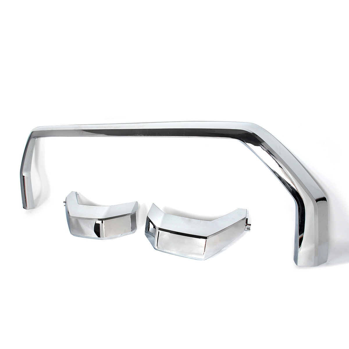 Front Grille Trim Molding Surround Chrome For Toyota Tundra 2022-2024 Plastic