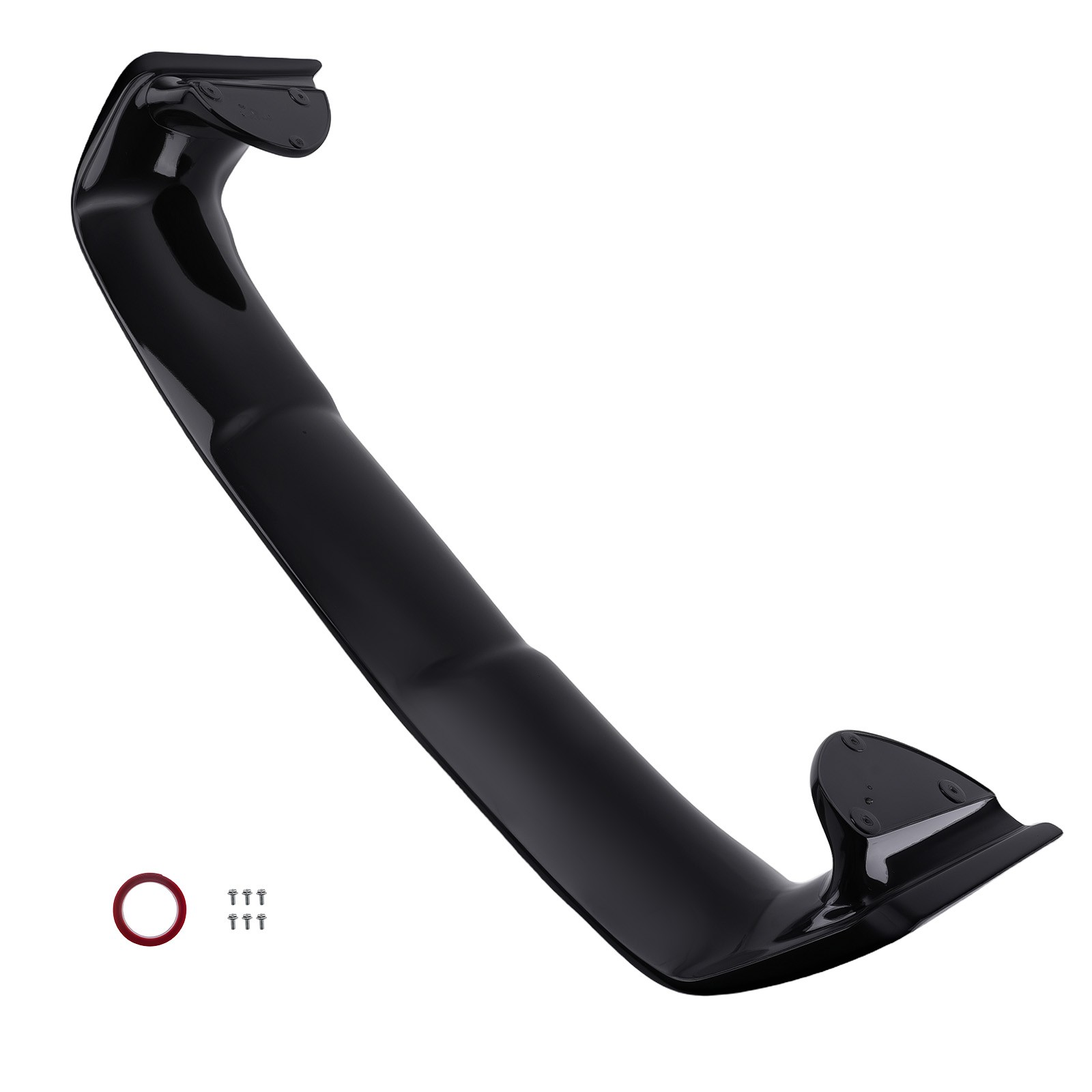 Black Painted Wing Spoiler for Mitsubishi Lancer EVO 10 08-17 ABS Material