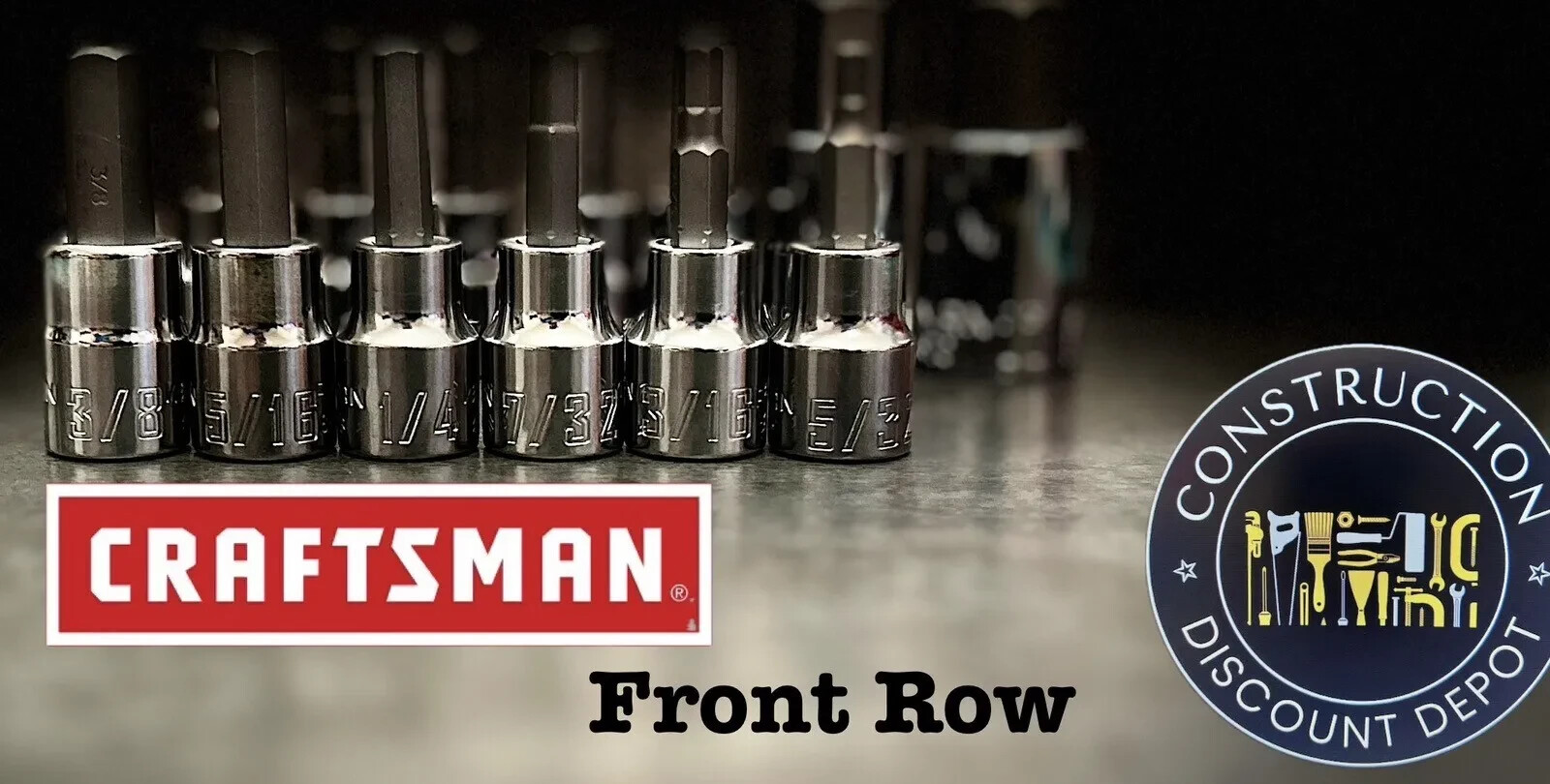 27 Piece Craftsman Tools SAE & Metric Socket Set Torx, Hex, Phillips & Slotted
