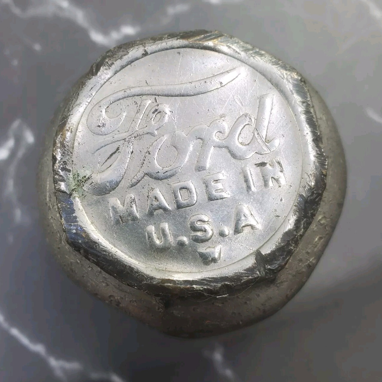 Antique Ford Model T Hub Grease Center Caps Threaded Dust Cover Vintage