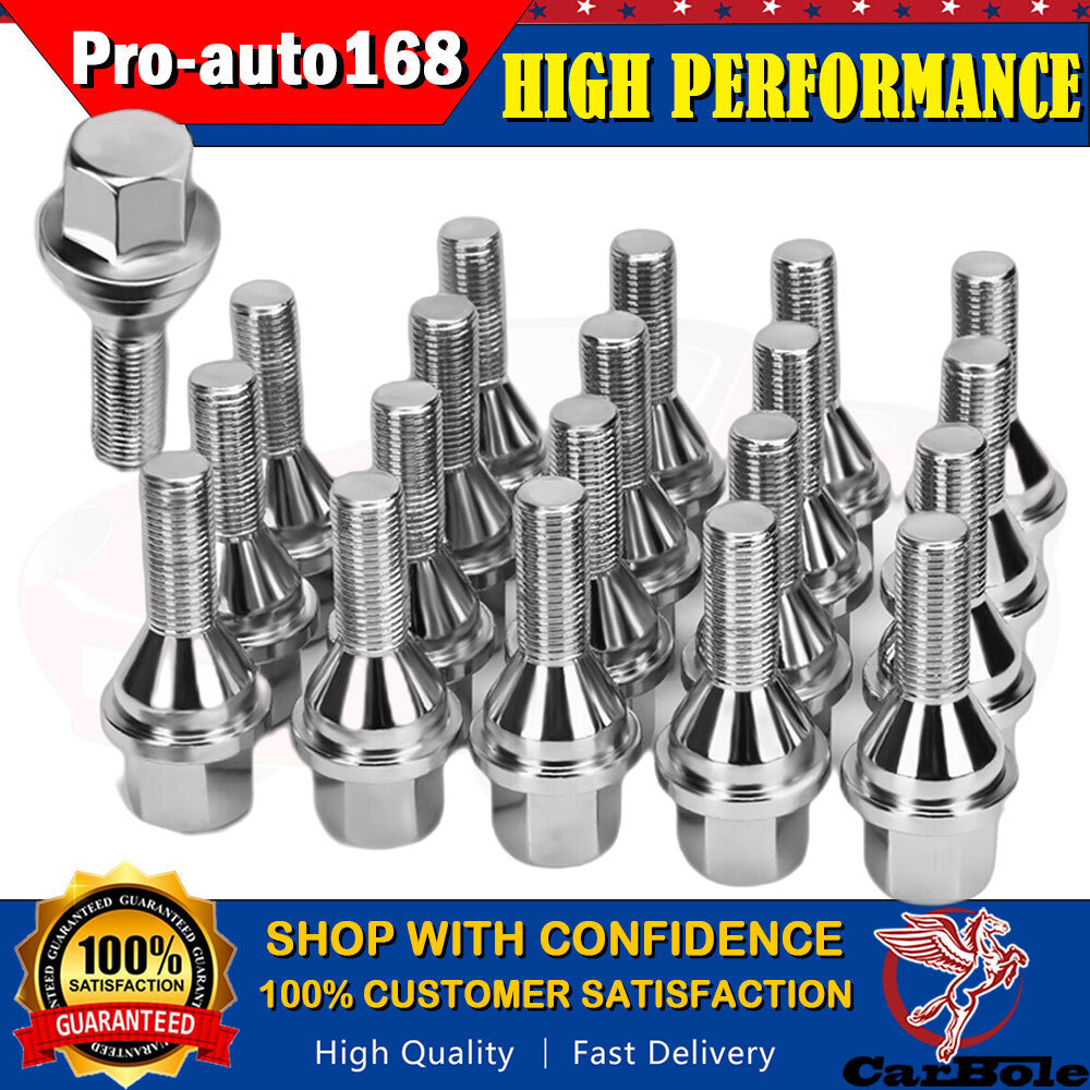 20PCS Wheel Lug Nuts 12×1.25 For Jeep Cherokee Compass Dodge Dart Chrysler 200