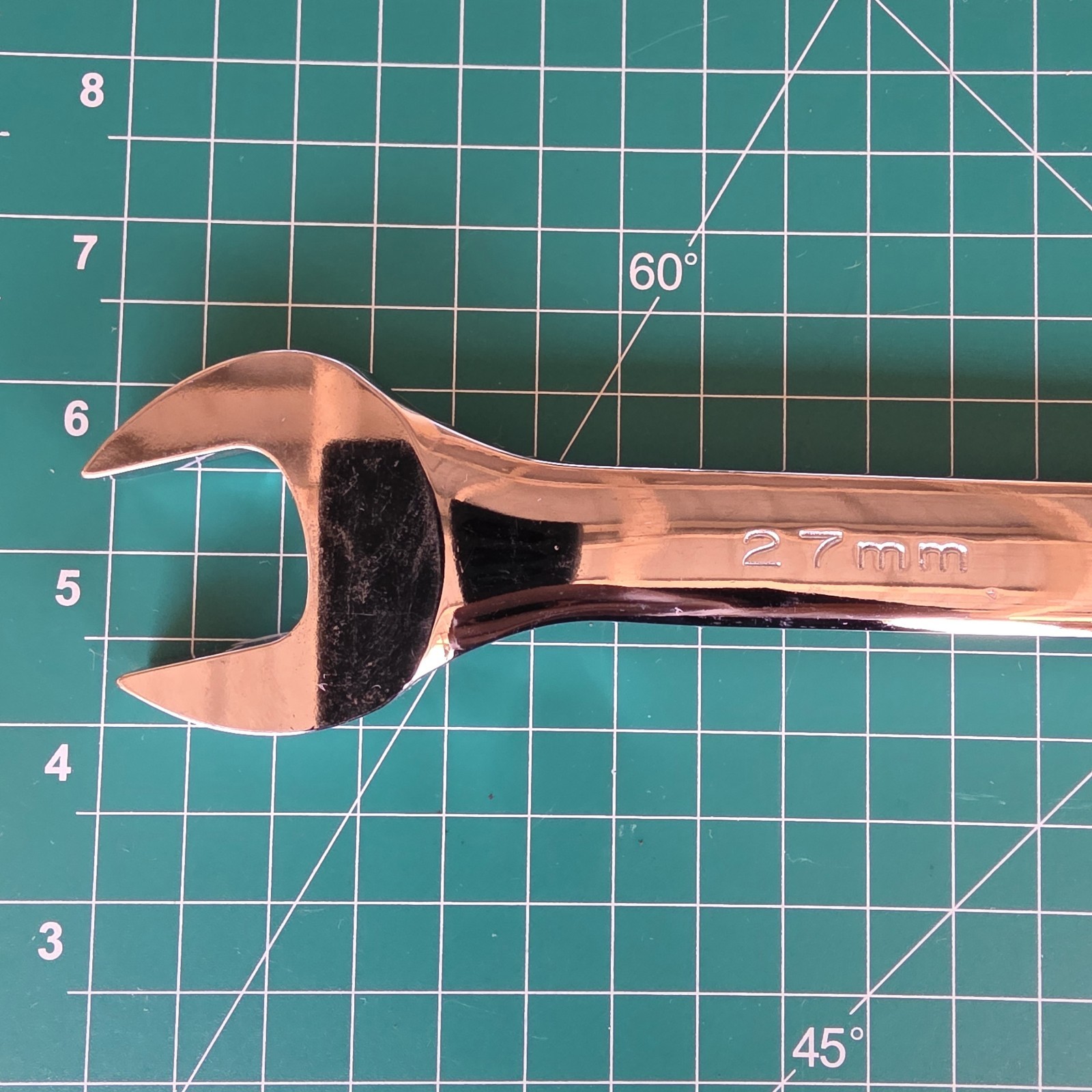 S-K Pro Tools 27mm 12pt Metric Regular Combination Wrench #88327