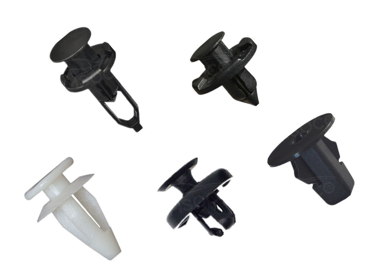 For Auto Plastic Clips Fastener Screw Rivets Set Trunk Car Bumper Fender 100 x