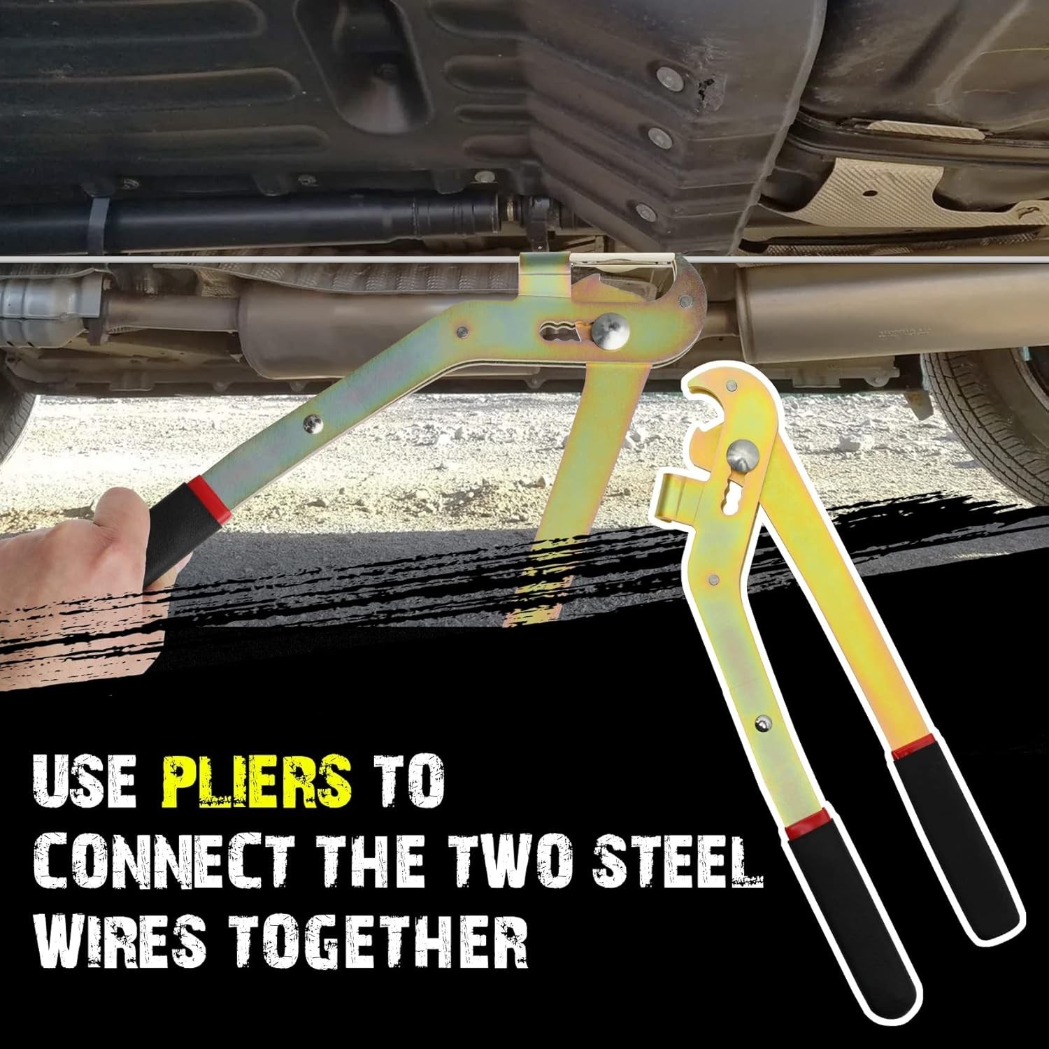 NEW Parking Brake Cable Coupler Removal Tool 14″ Pliers Dodge Ford GM SUV Vans