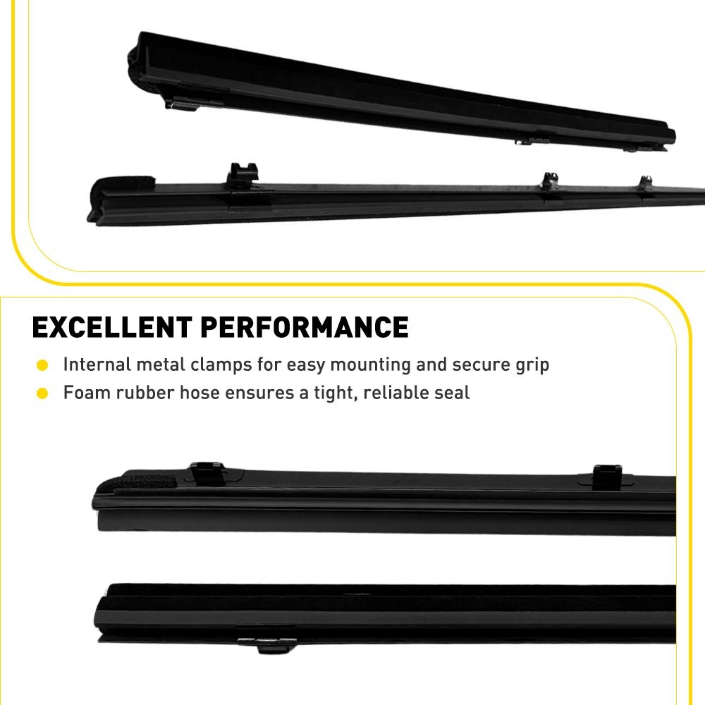 4-40PCS Door Window Weatherstrip Belt Trim Fit 2010-2023 Lexus GX460 Front Rear