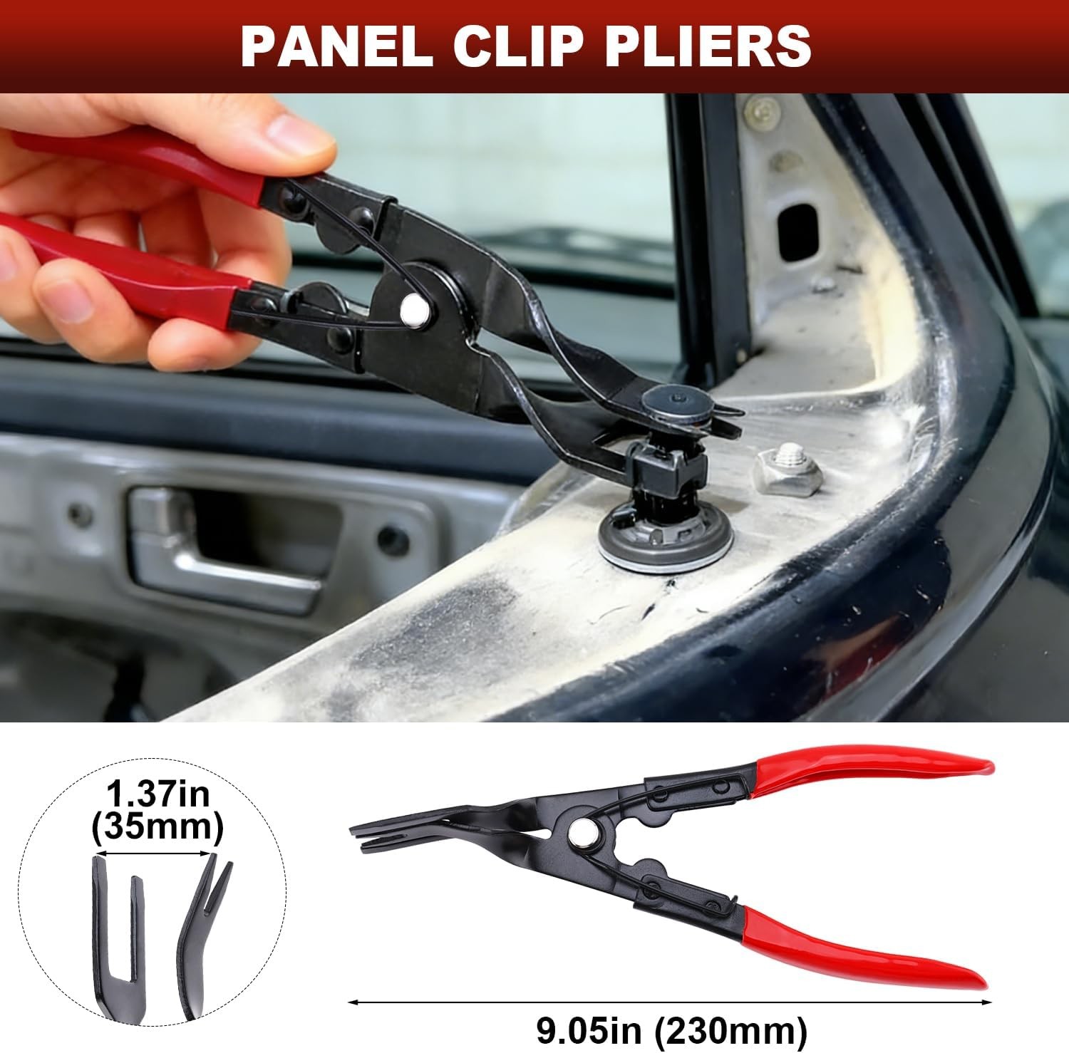 8Pcs Fuel Line Pliers Electrical Disconnect Tool Fuel Clamp Removal Pliers
