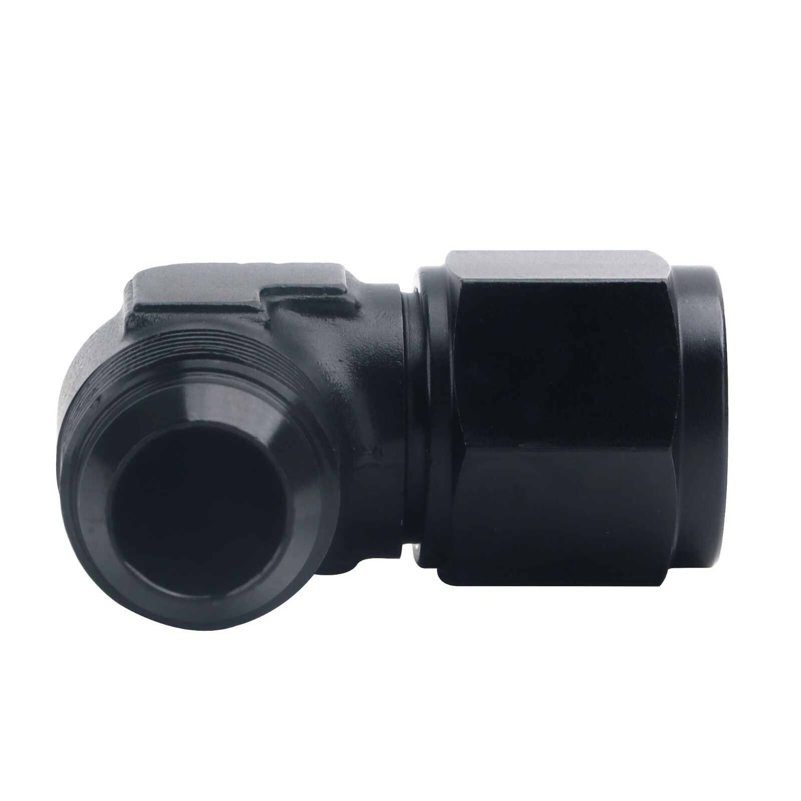 4AN Female to 4AN Male Flare Swivel Hose Fitting Adapter 90° Degree Aluminium