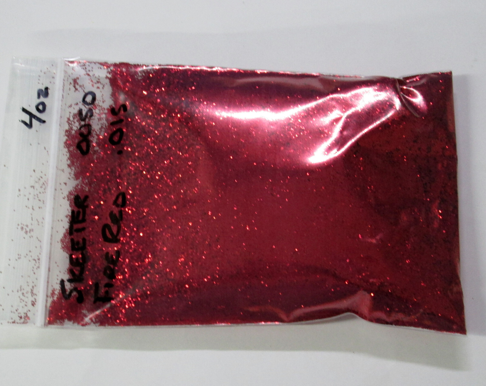 Skeeter Bass Boat Marine Auto Paint Fire Red 4 oz Polyflake Metal Flake .015