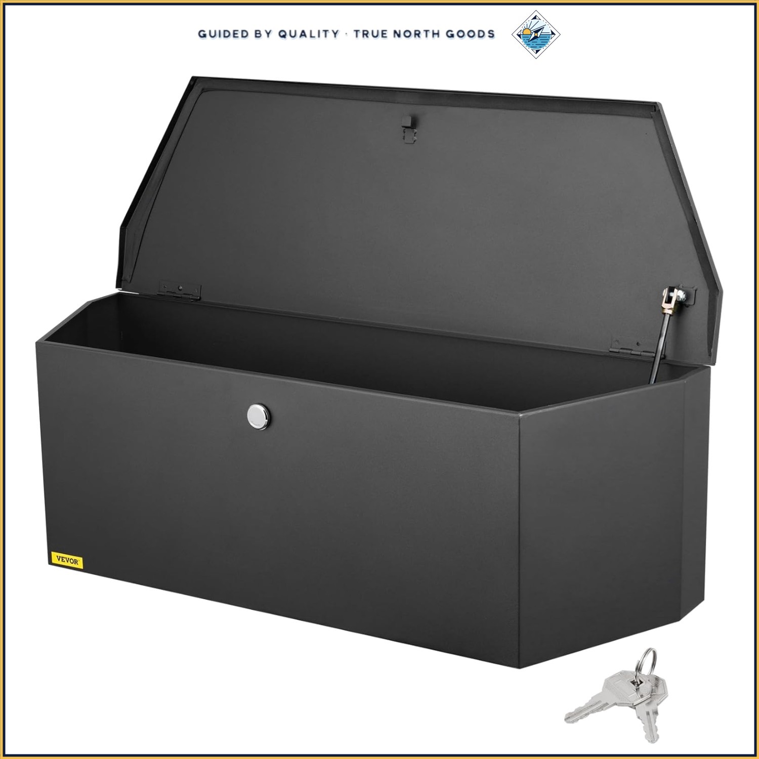 Secure Locking Tool Box for Trailers, Lightweight and Sturdy Construction