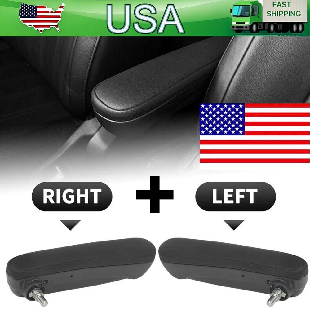 For FIAT 500 2016-2019 Front Left & Right Inboard Seat Armrest Fit 6BV31KRLAA US