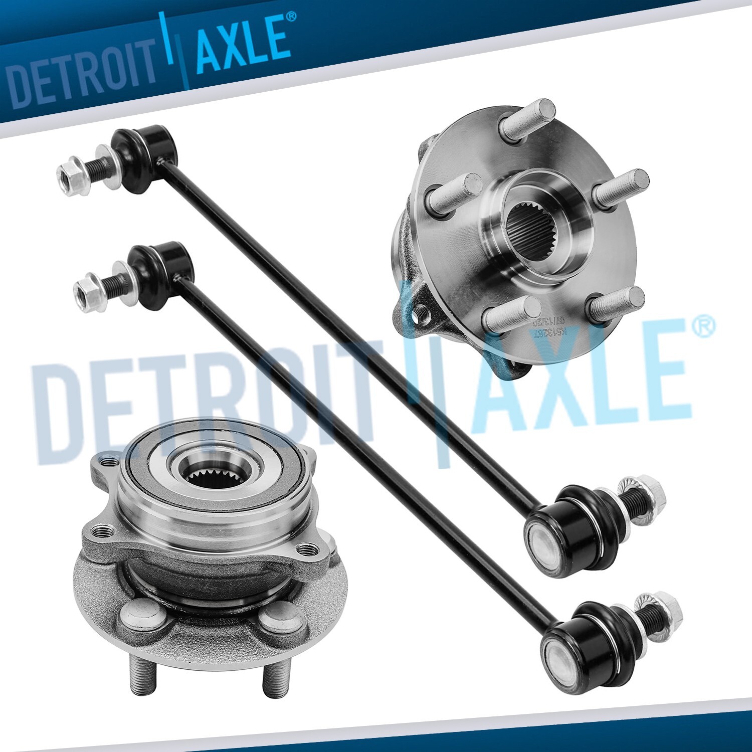 For 2010 2011-2015 Toyota Prius Lexus CT200h Front Wheel Hub & Bearing Sway Bars