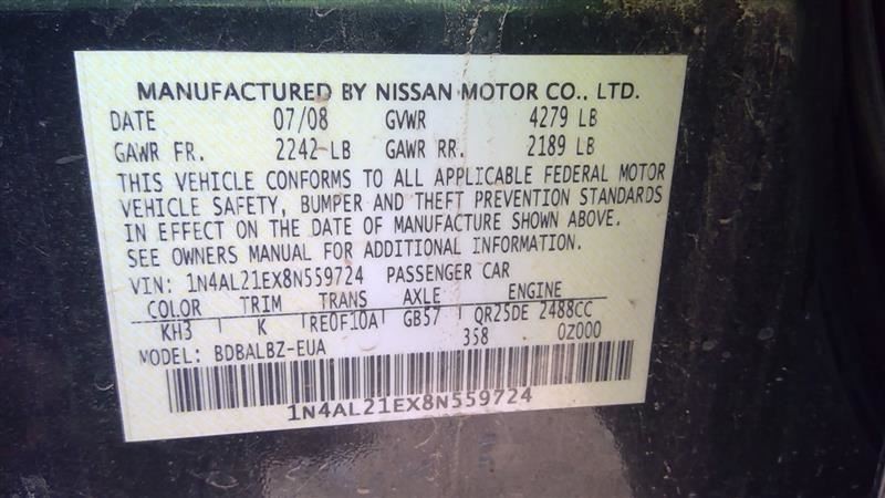 ABS Pump Anti-Lock Brake Part Assembly Under Hood Sedan Base Fits 07-09 ALTIMA 2