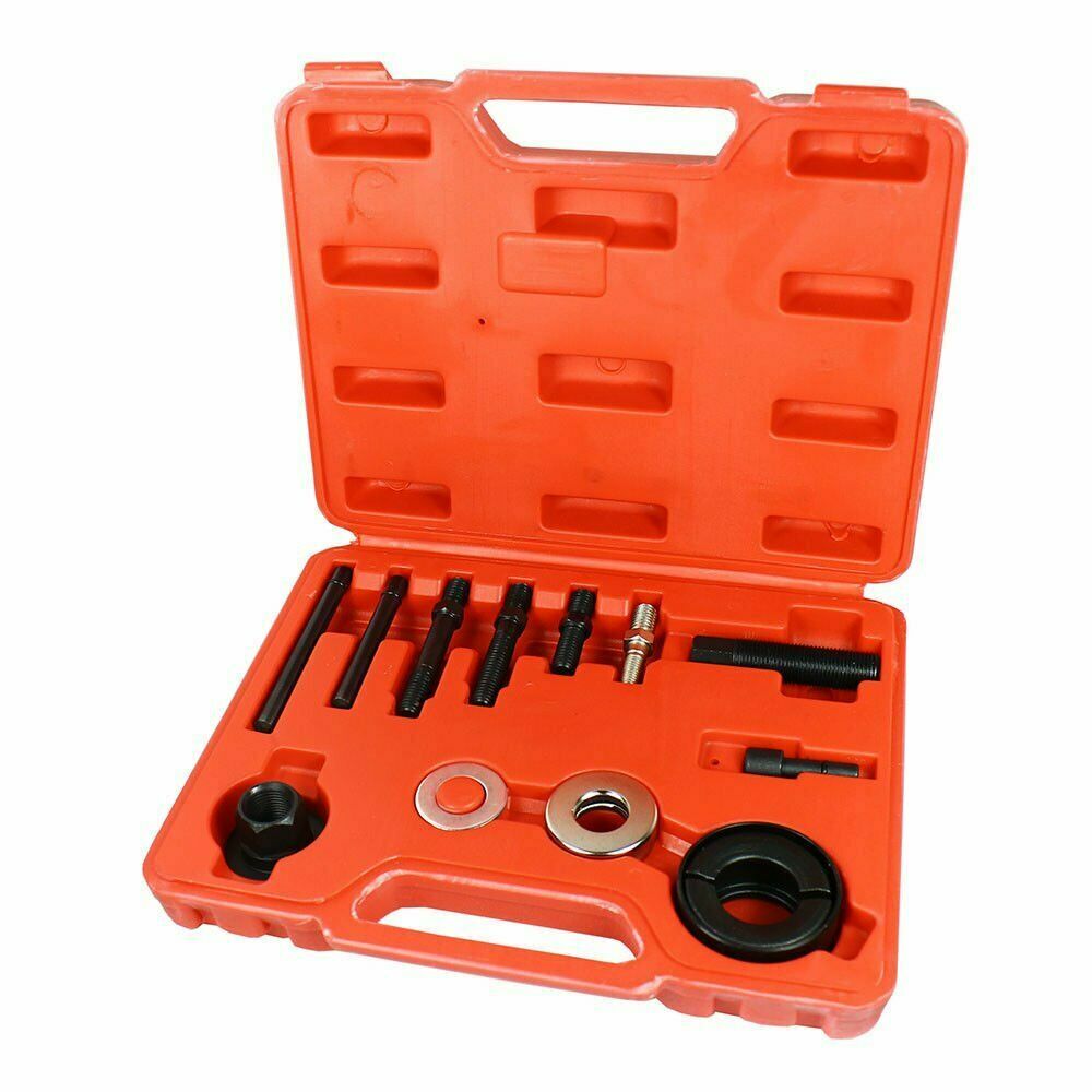 Pulley Puller and Installer Power Steering Pump Remover Alternator – 13 PCS Kit